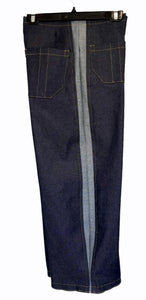 SIDE LINE PANT BLUE DENIM CONTRAST LINE $195.